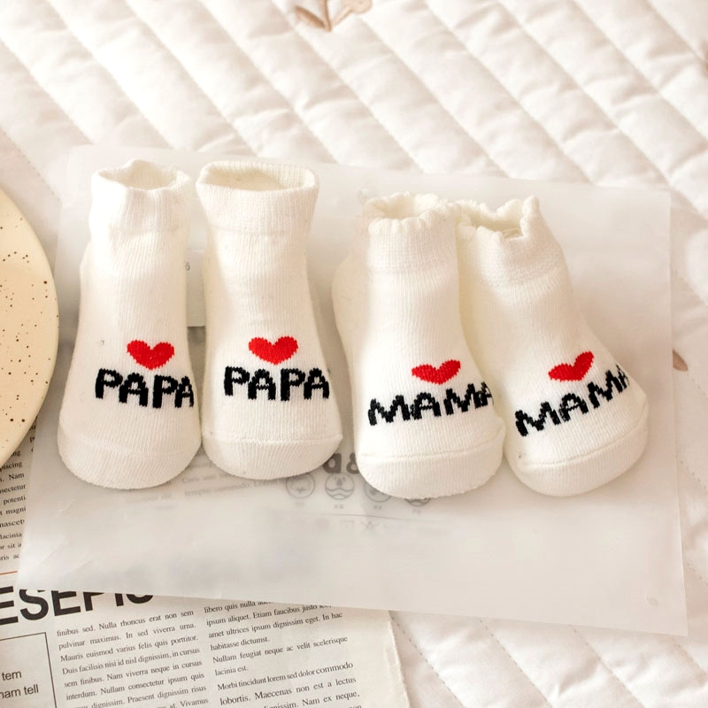 Cotton Crew Sock Pack - 2Pairs Newborn Baby Girls Boys Socks
