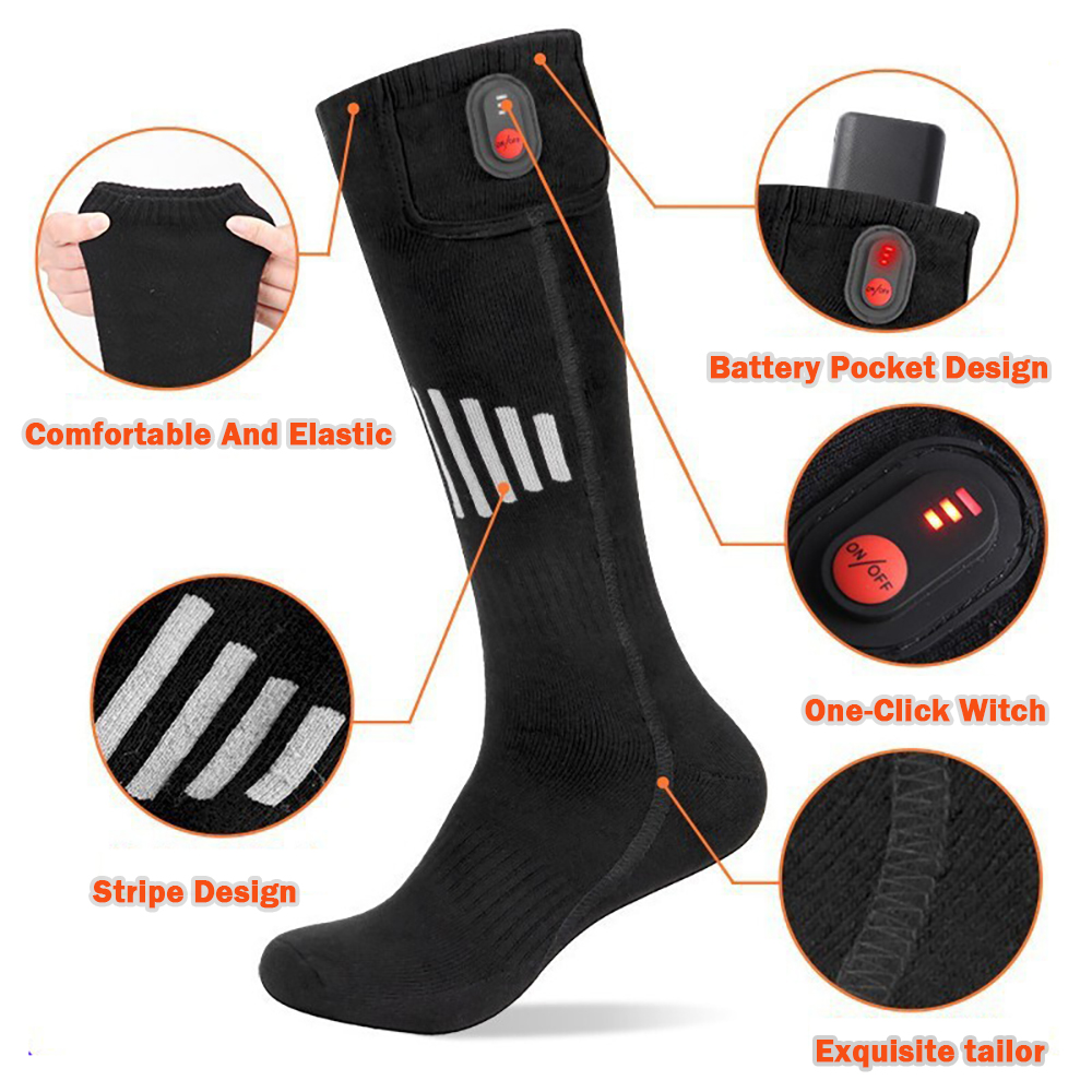 Winter Heated Socks With Batte - Thermal Sock Winter avis et prix