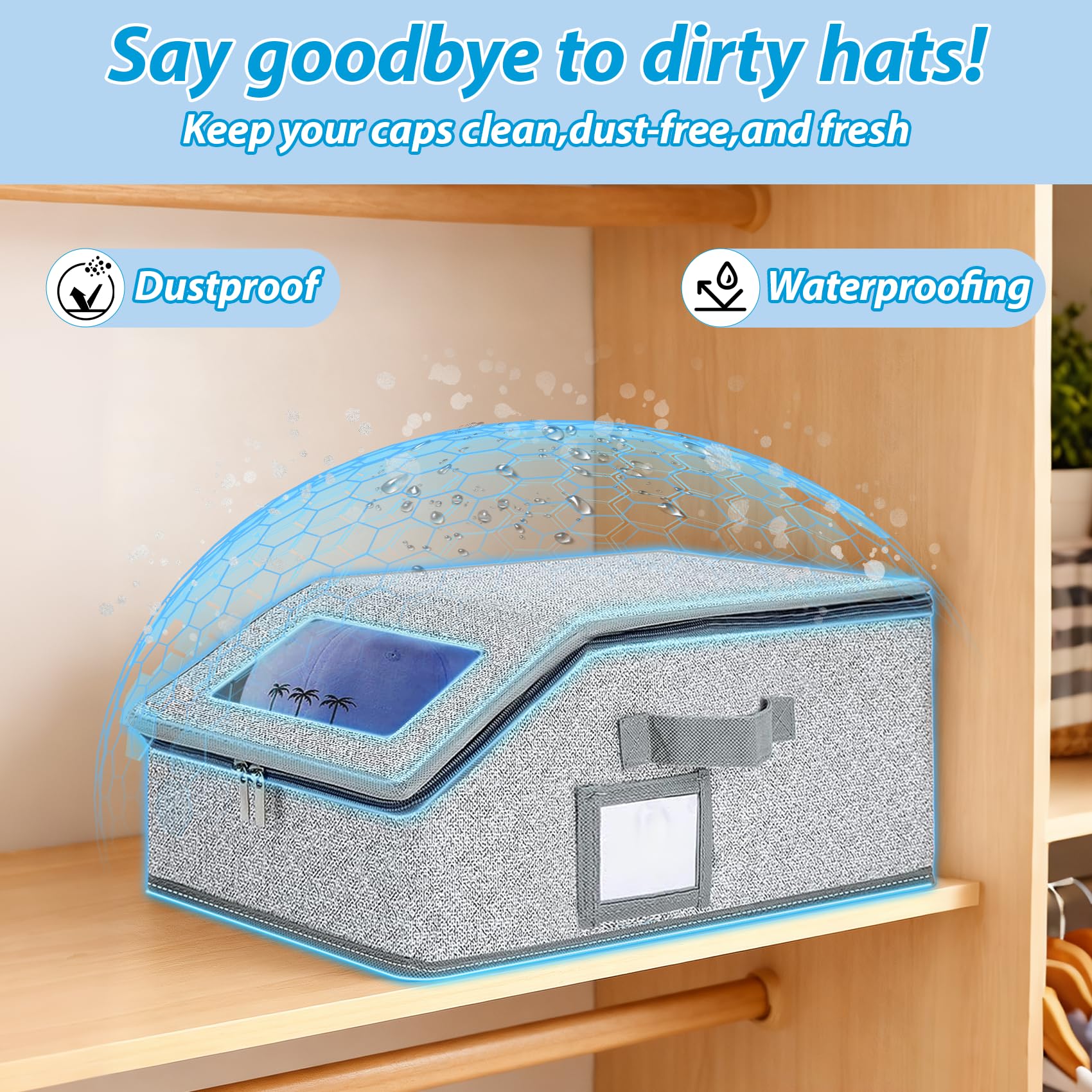 Foldable Zipper Baseball Cap S - Sock Organizer Tray avis et prix