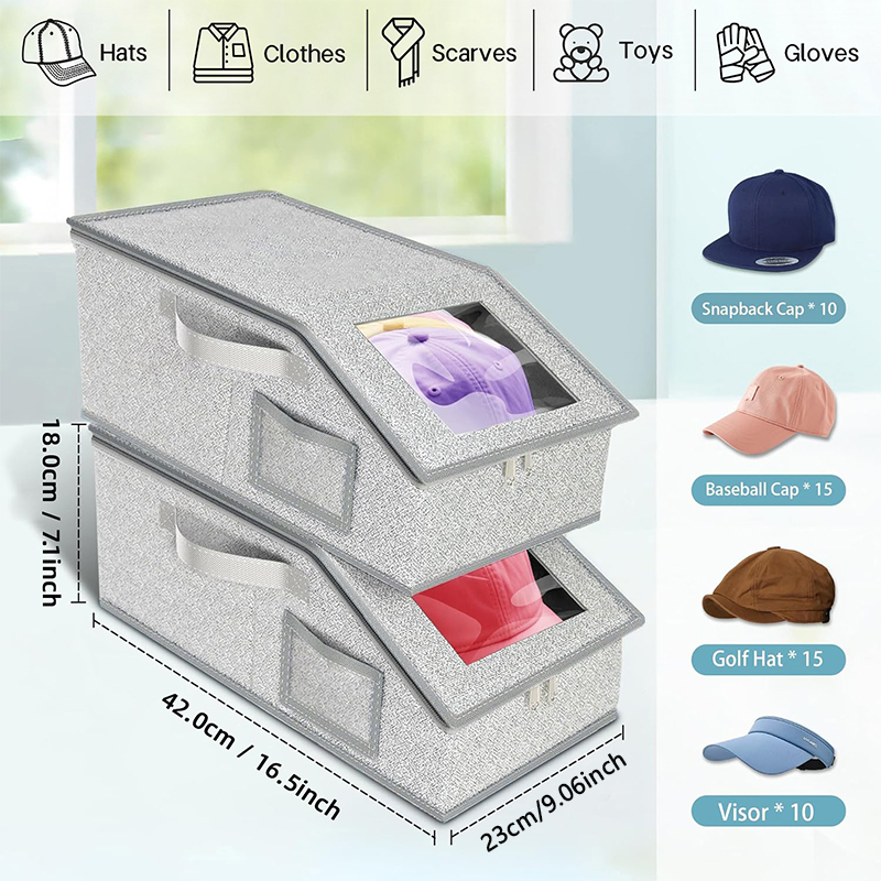 Foldable Zipper Baseball Cap S - Sock Organizer Tray avis et prix