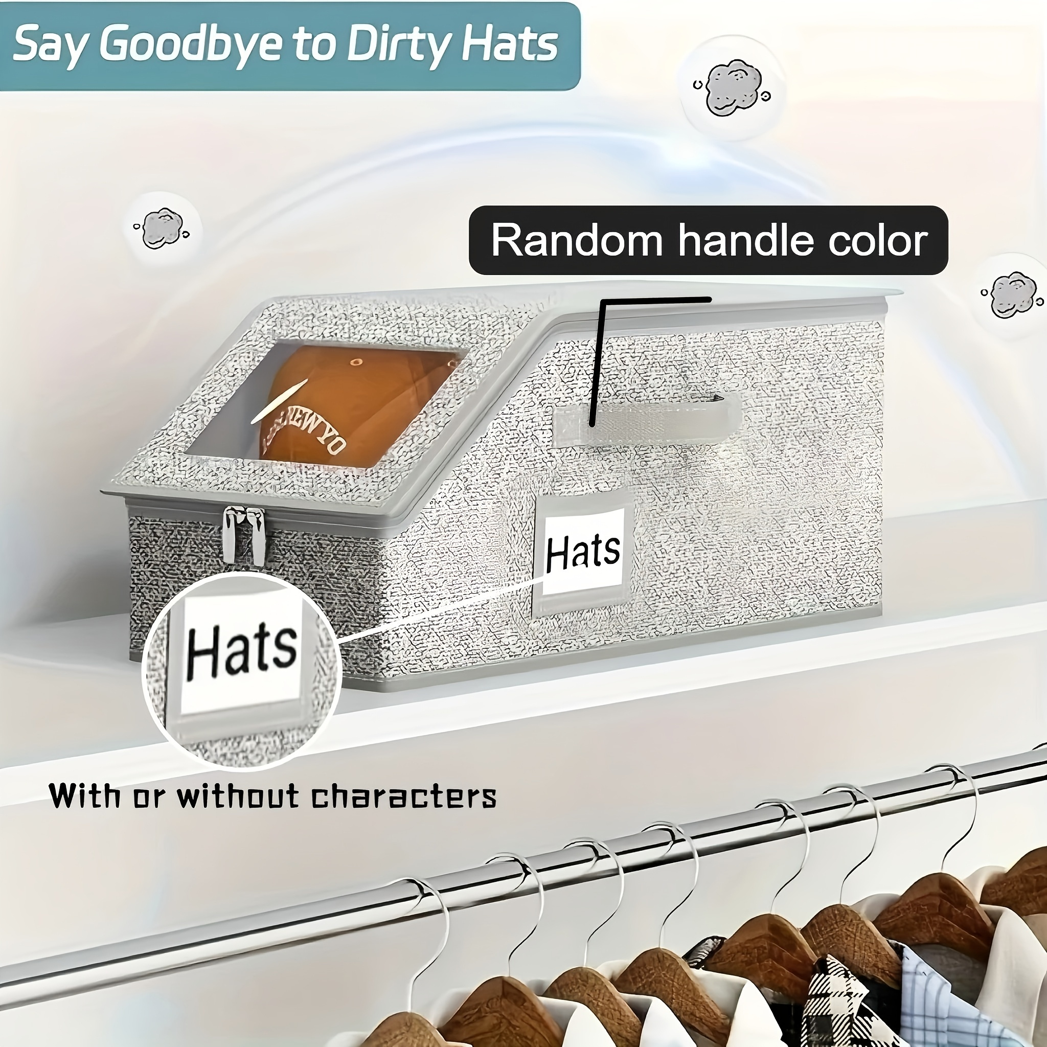 Foldable Zipper Baseball Cap S - Sock Organizer Tray avis et prix