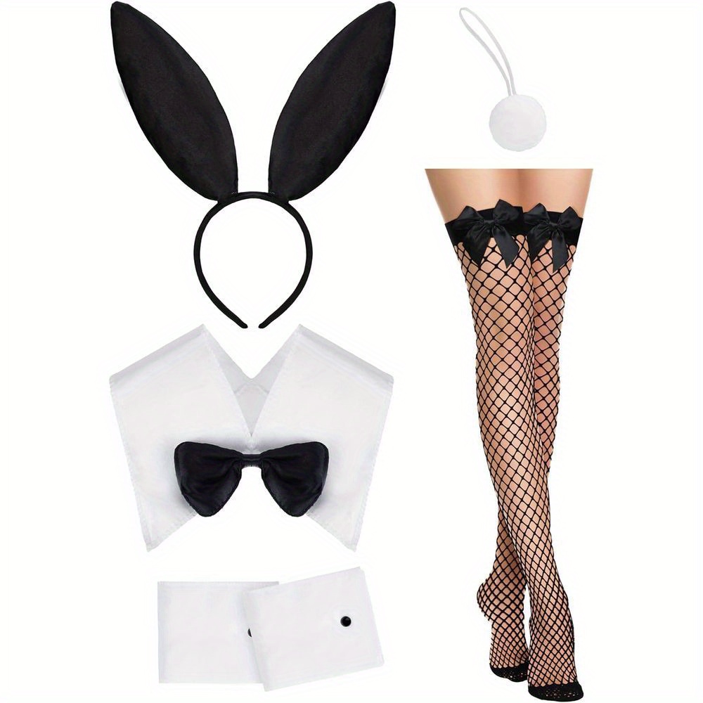 WomenCostume Set Black Bunny E - Fishnet Stocking Women avis et prix