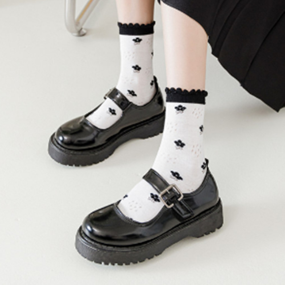 Woman Lace flower short sock t - Invisibility Sock Loafer avis et prix