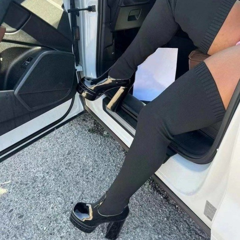 Women Boots Platform Over The  - Knee High Sock Women avis et prix