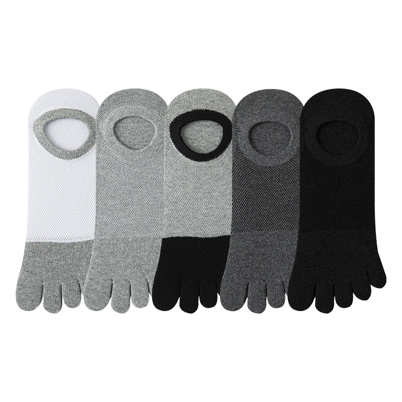 5 Pairs Men's No Show Toe Sock - Toe Sock Split avis et prix