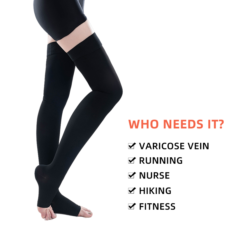 1Pair Thigh High Open Toe Medi - Compression Sock Medical avis et prix