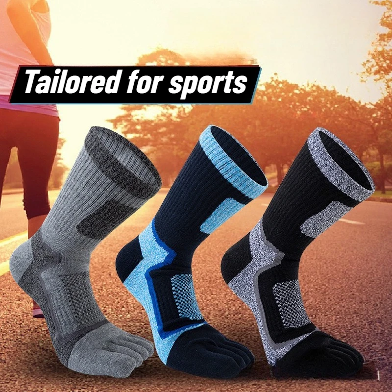 3 Pairs Men Sports Five Finger - Toe Sock Split avis et prix