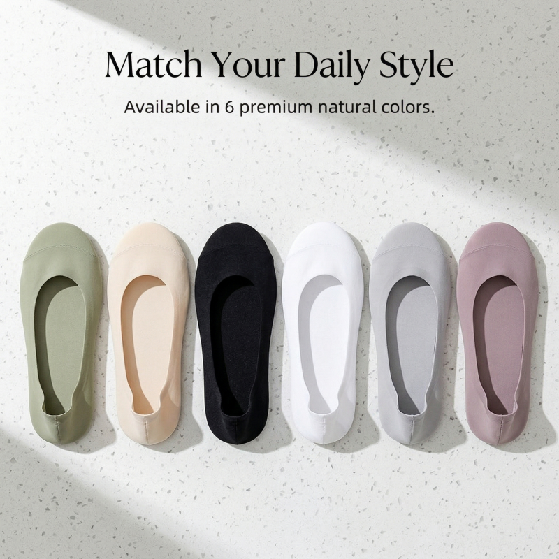 5Pair-Set Non-Slip Women Invis - Invisibility Sock Loafer avis et prix