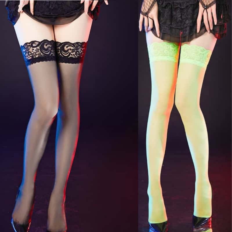 Thigh High Stripe Lace Stockin - Thigh High Sock Stay Up avis et prix