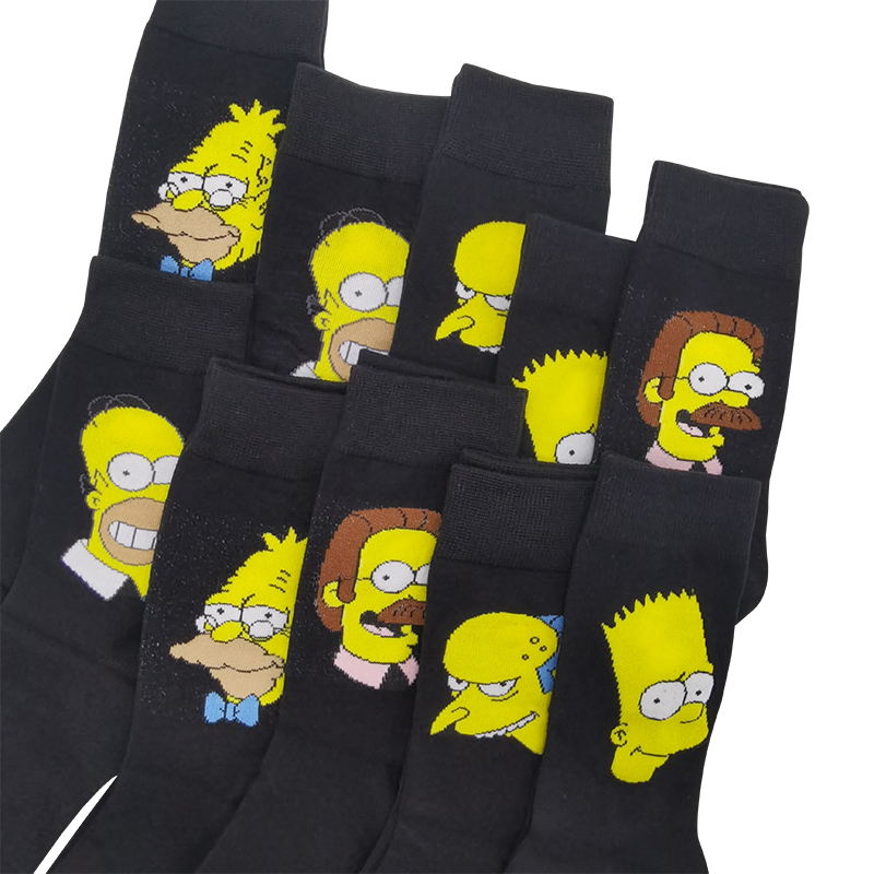 10 Pairs/Pack Funny Men Woman  - Cotton Crew Sock Pack avis et prix
