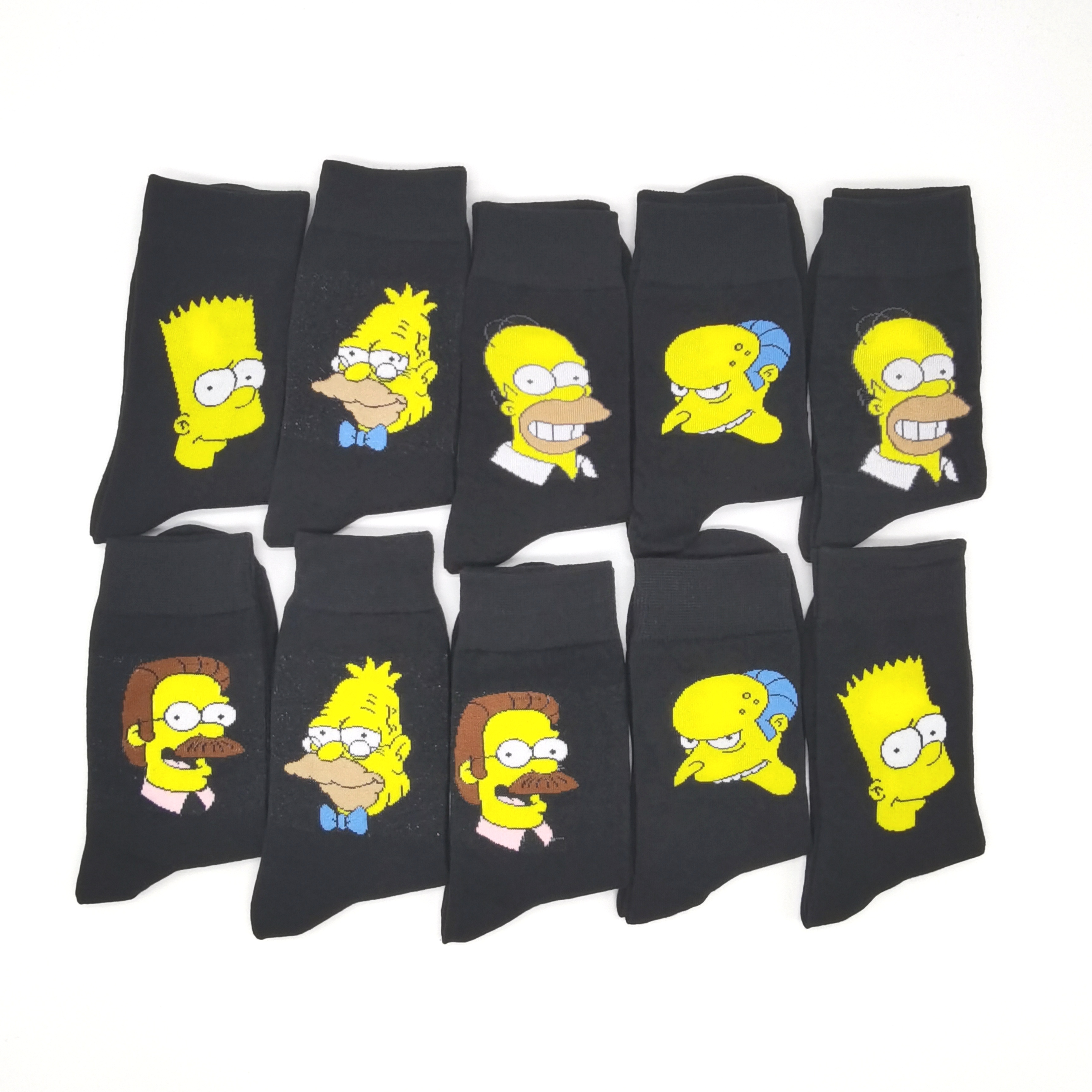 10 Pairs/Pack Funny Men Woman  - Cotton Crew Sock Pack avis et prix