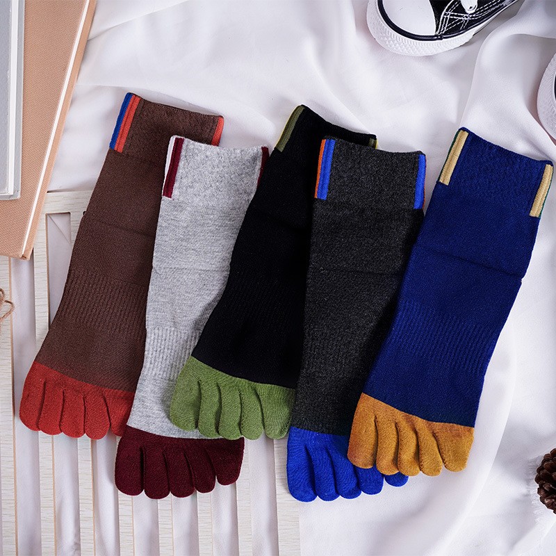 5 Pair Men's Casual Five-Toe C - Toe Sock Split avis et prix