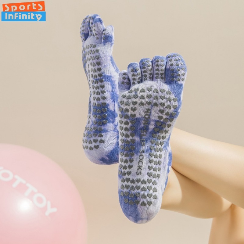 New Non Slip Tie Dye Five Fing - Toe Sock Split avis et prix