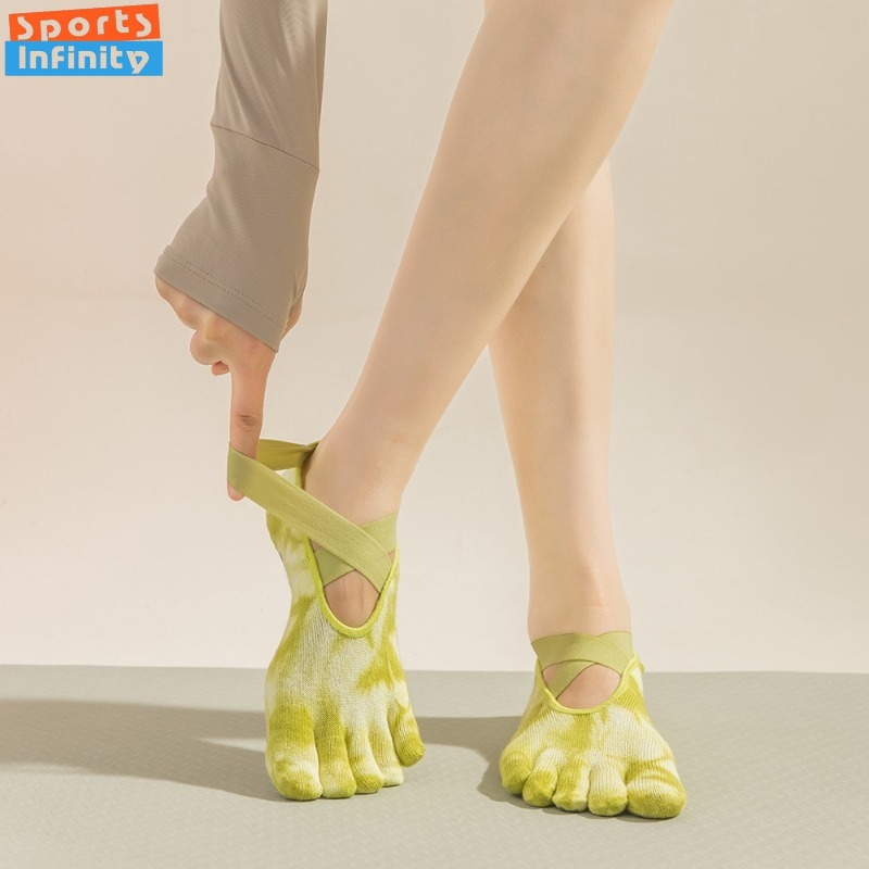 New Non Slip Tie Dye Five Fing - Toe Sock Split avis et prix