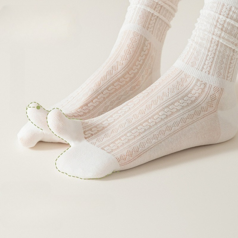 5 Pairs Split-toe Socks Women  - Toe Sock Split avis et prix