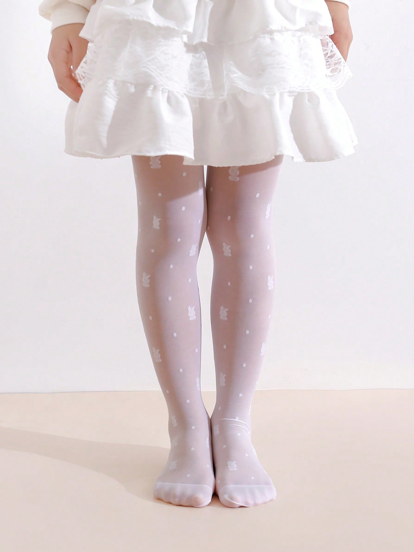 3Pack Girls Rabbit Print Tight - Tights Pantyhose Sheer avis et prix