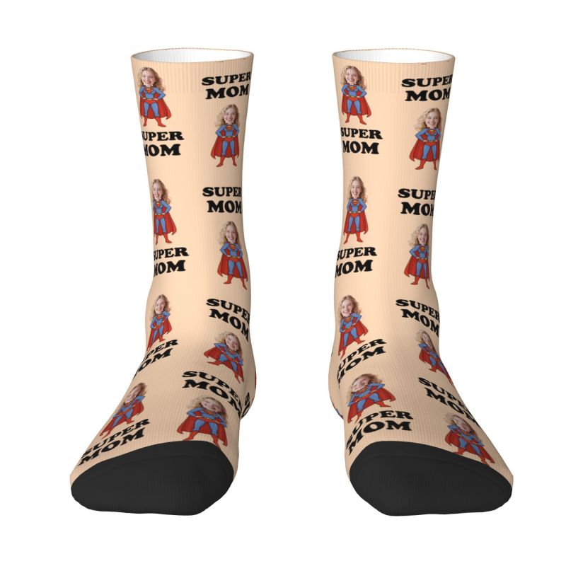 Super Mom Custom Mens Crew Soc - Dress Sock Men avis et prix