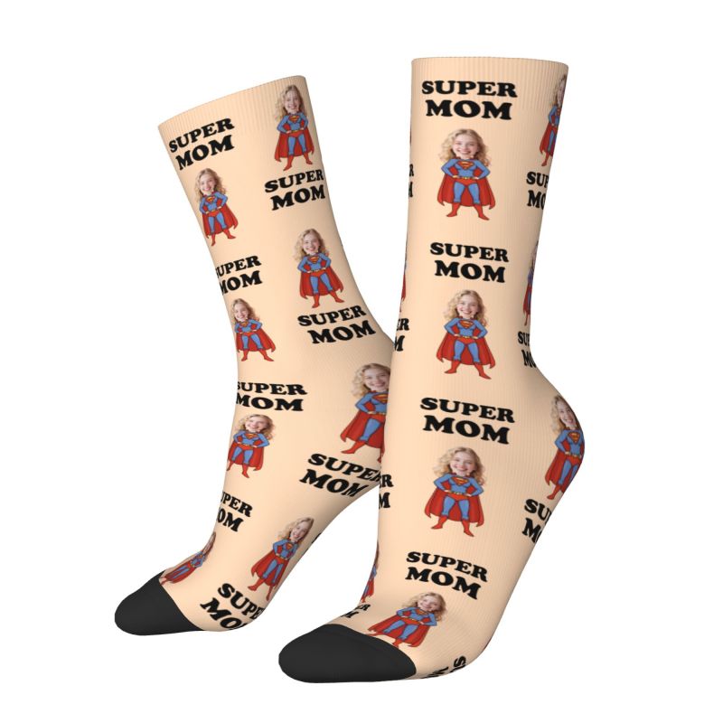 Super Mom Custom Mens Crew Soc - Dress Sock Men avis et prix