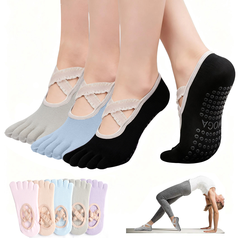 Ladies Non-Slip Pilates Socks  - Grip Sock Yoga avis et prix