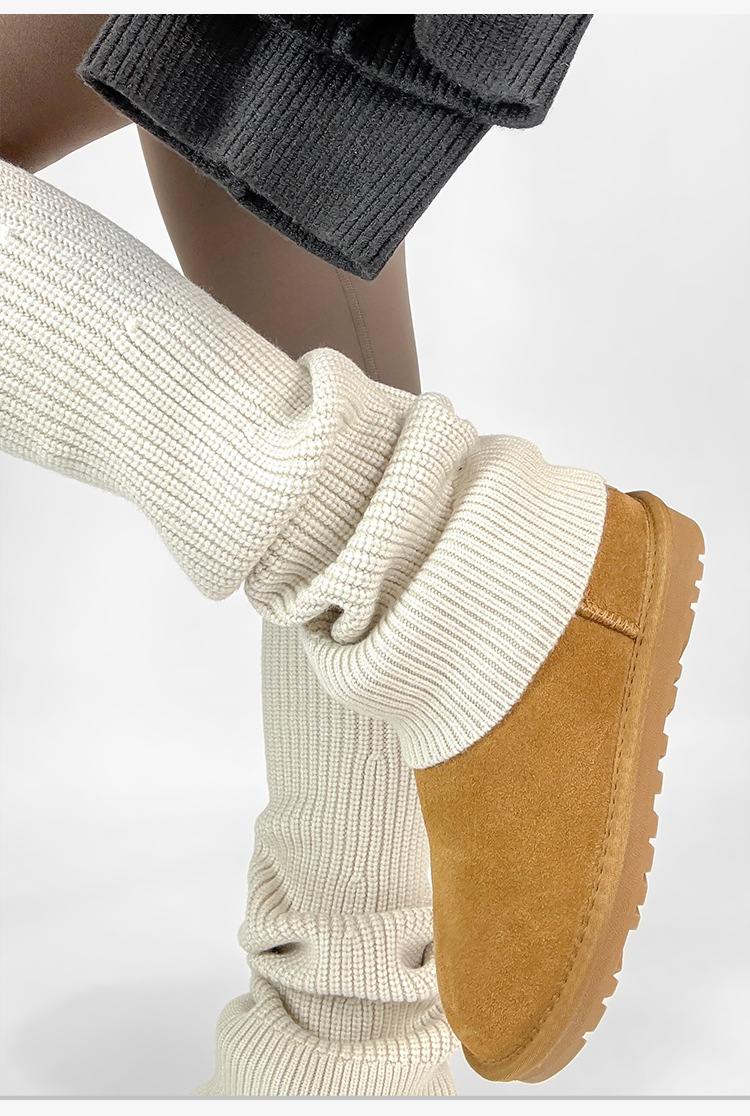 New Women's Leg Warmers Knitte - Boot Sock Slouchy avis et prix