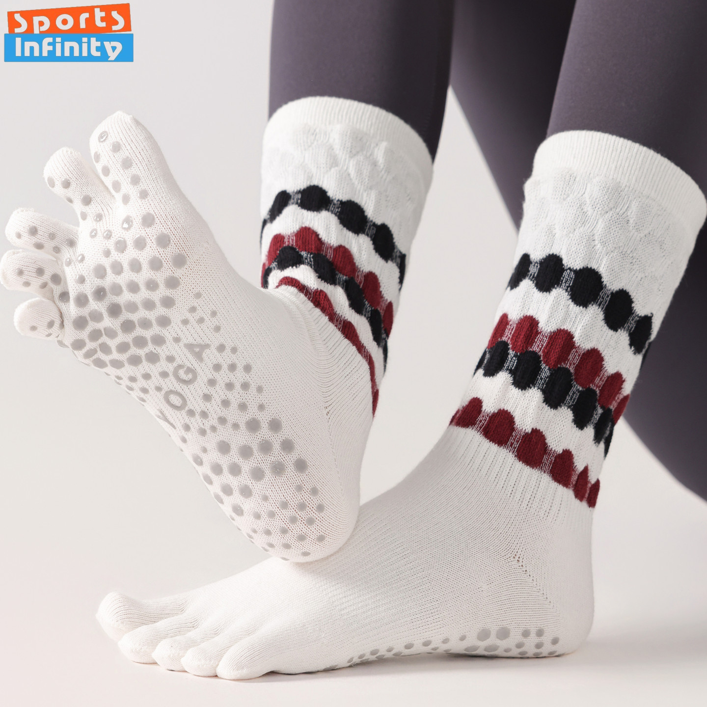 Fashion Five Finger Yoga Socks - Toe Sock Split avis et prix