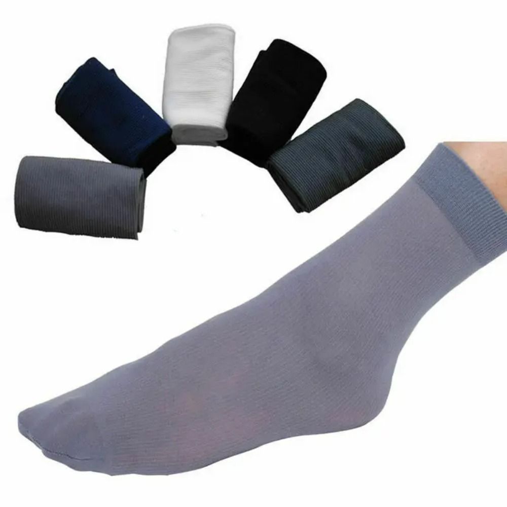 10pairs New Breathable Men Ice - Silk Sock Bamboo avis et prix