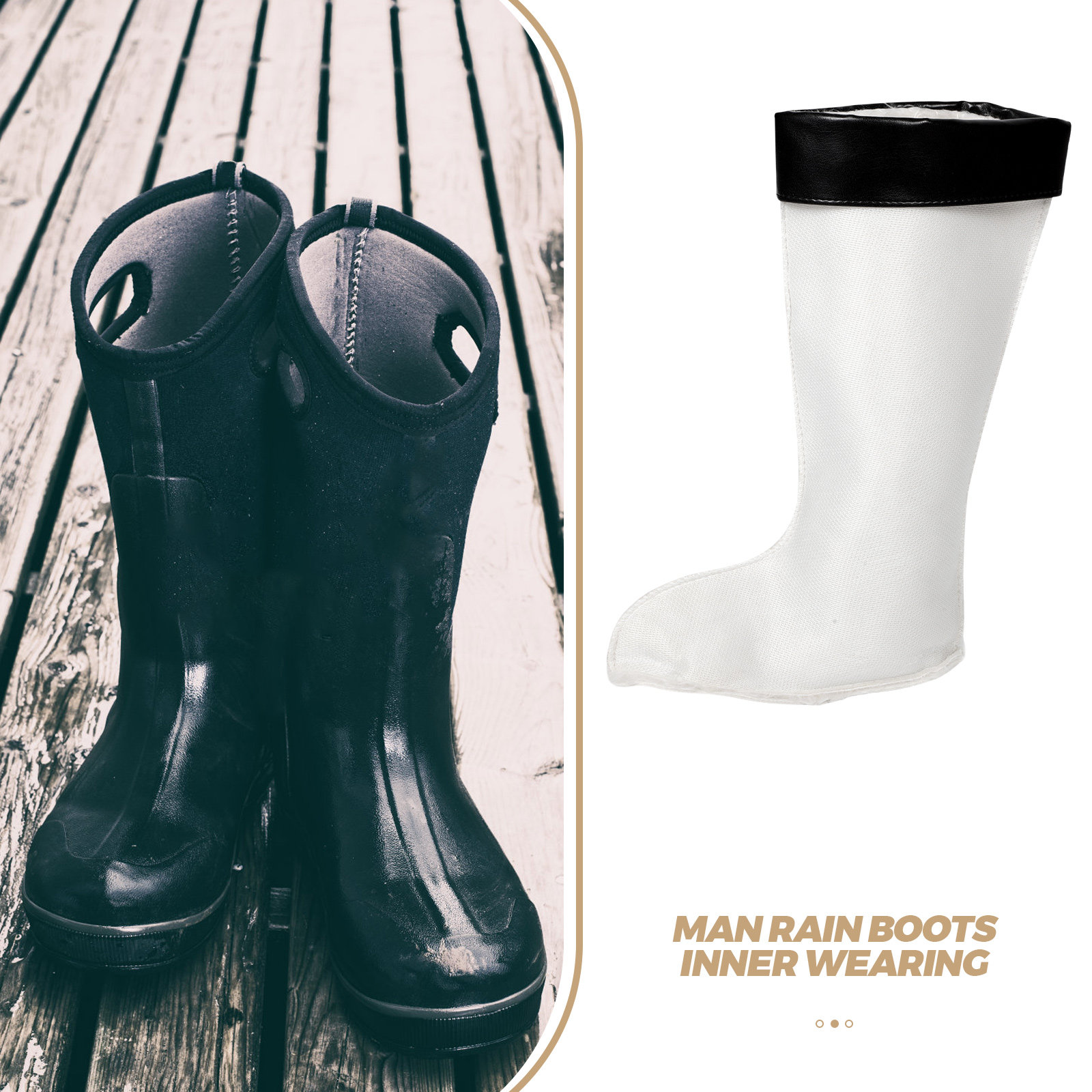 1Pair Warm Winter Rain Boot Li - Thermal Sock Winter avis et prix
