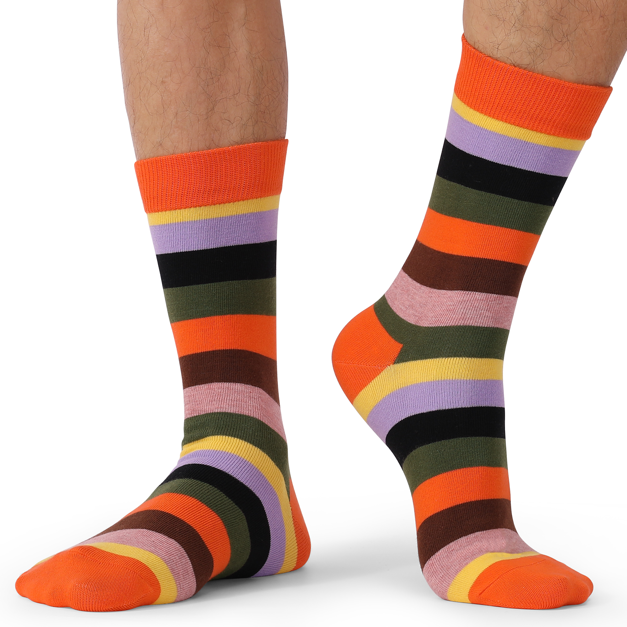 5Pairs Mens Fun Dress Socks, P - Cotton Crew Sock Pack avis et prix