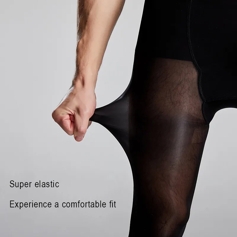 Plus Size Men Sexy Sheer Black - Tights Pantyhose Sheer avis et prix