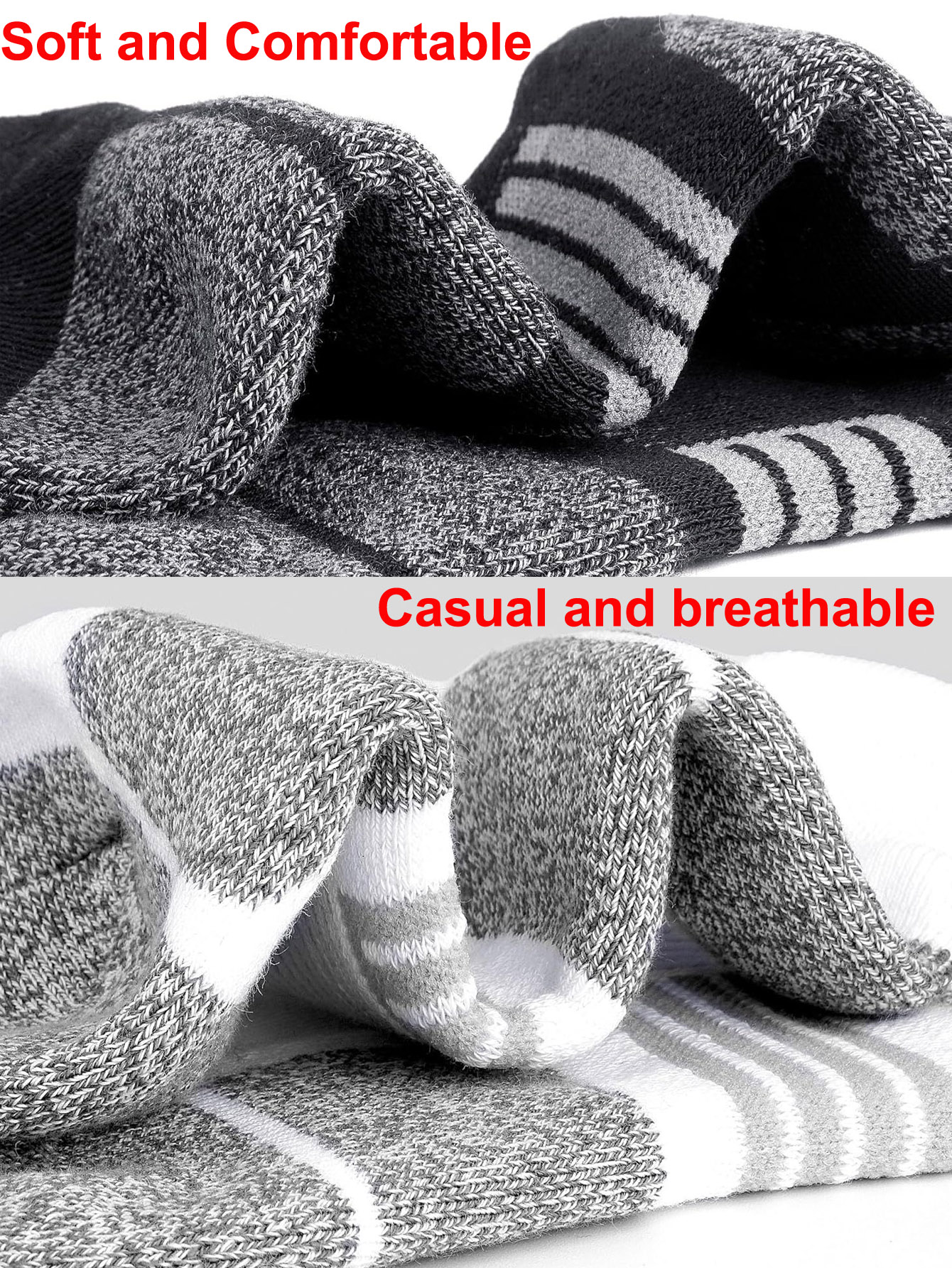 Men's Ankle Socks 6/12 Pairs B - Ankle Sock Low Cut avis et prix