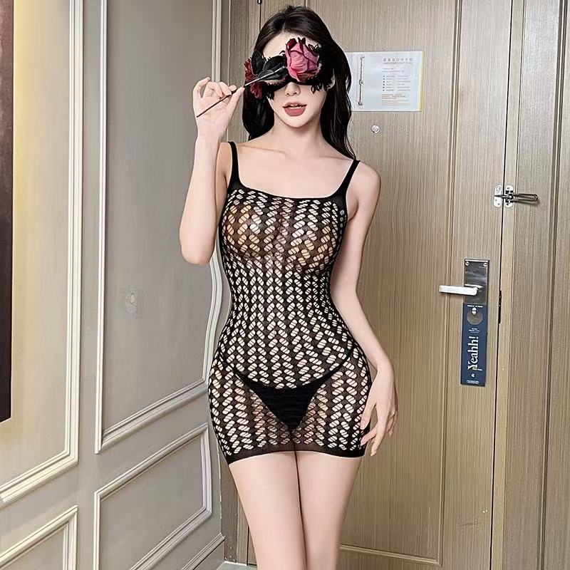 Sexy bodysuit with open crotch - Fishnet Stocking Women avis et prix