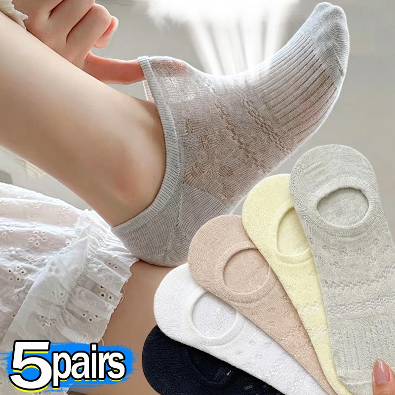 Lace Openwork Ballet Socks for - Invisibility Sock Loafer avis et prix