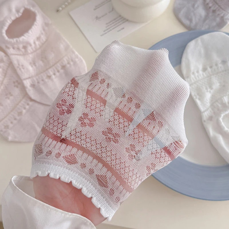 Lace Openwork Ballet Socks for - Invisibility Sock Loafer avis et prix