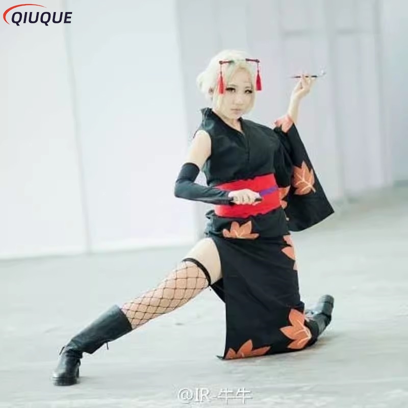 Tsukuyo Cosplay Costume Wig Ku - Fishnet Stocking Women avis et prix