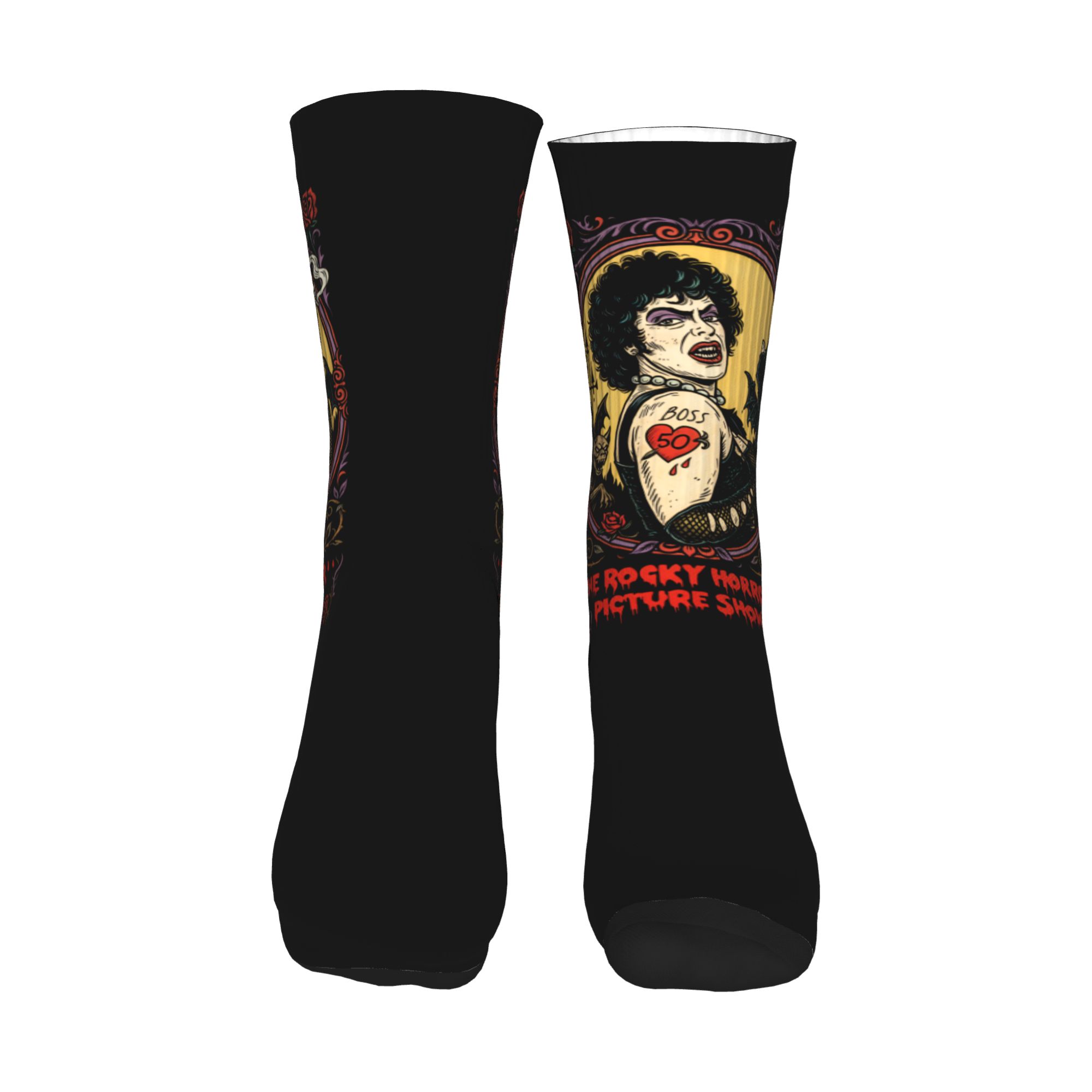 Fun Printed The Rockys Horror  - No Show Sock Women avis et prix