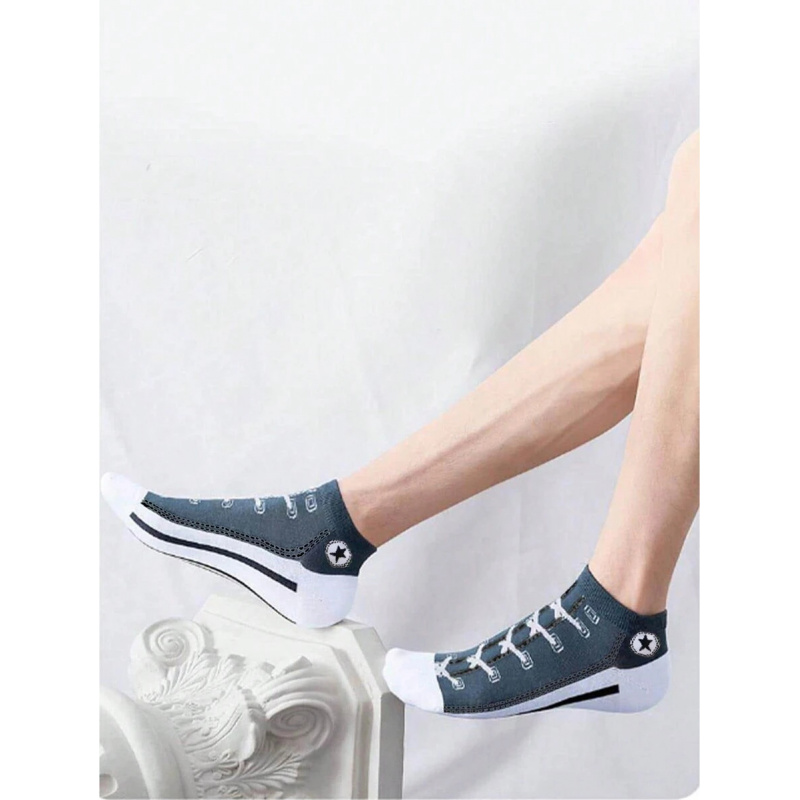 5/10 Pairs Multi-Color Breatha - Ankle Sock Low Cut avis et prix