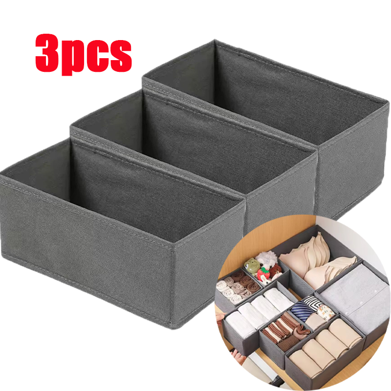 3PC Fabric Underwear Storage B - Sock Organizer Tray avis et prix
