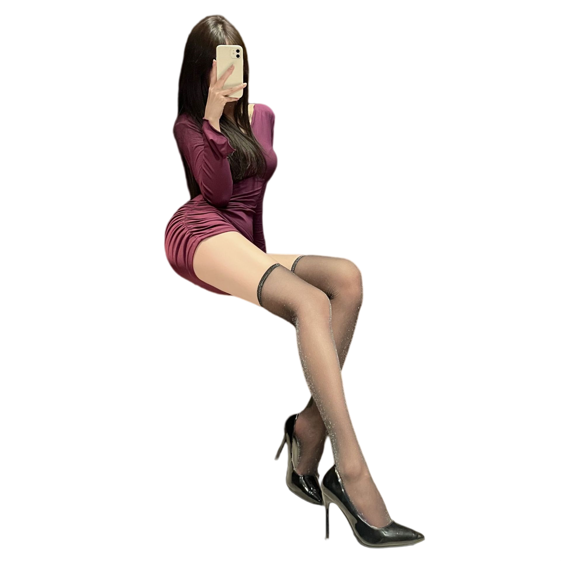 Gypsophila Fine Flashing Black - Knee High Sock Women avis et prix