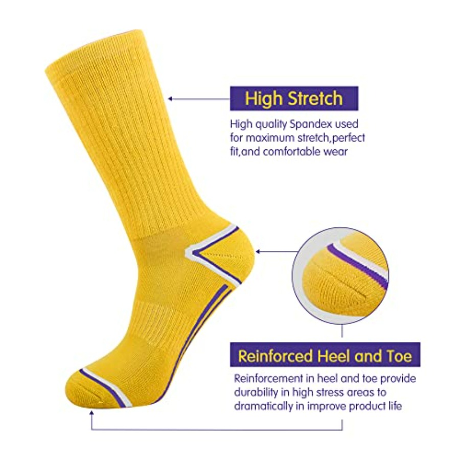 Mens 6 Pack Athletic Performan - Athletic Sock Cushion avis et prix