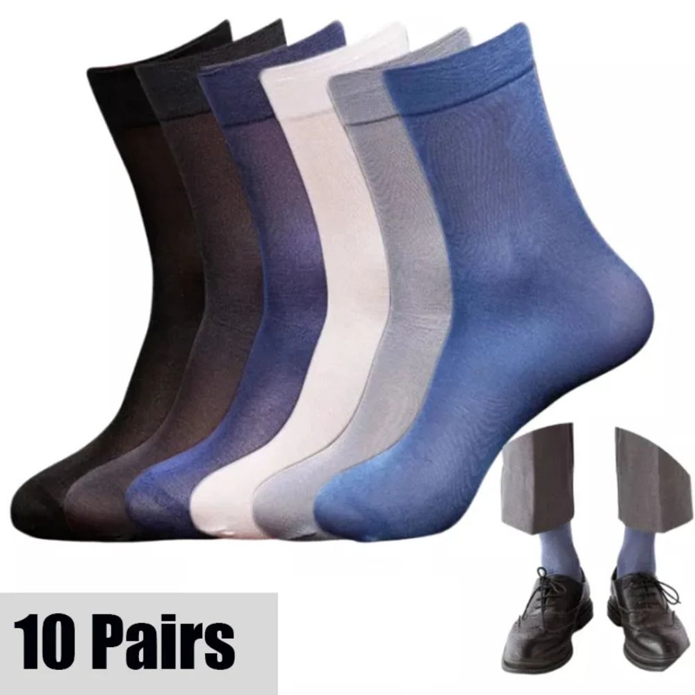 10pairs Fashion Breathable Men - Silk Sock Bamboo avis et prix