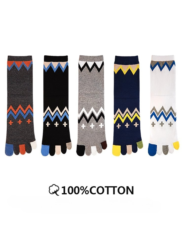 5 Pairs Four-season Pure Cotto - Toe Sock Split avis et prix