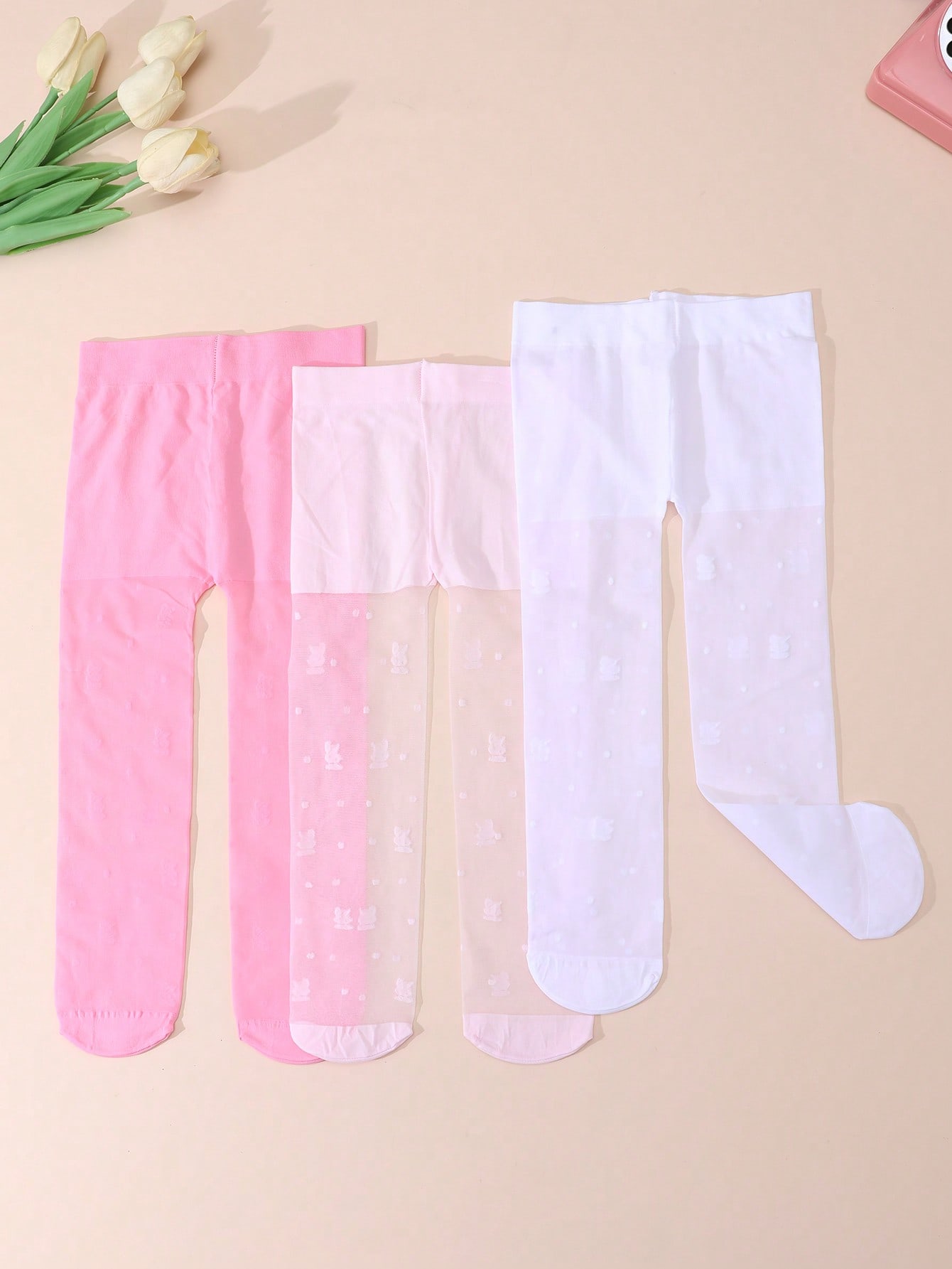 3Pack Toddler Girls Floral Pri - Tights Pantyhose Sheer avis et prix