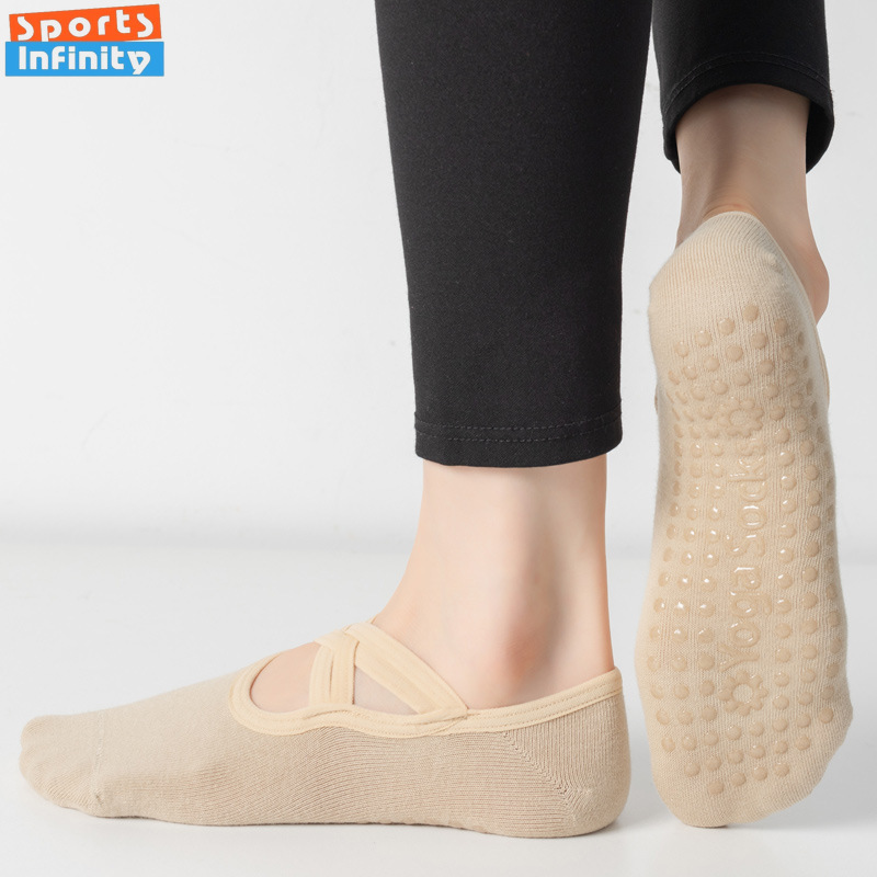 Fashion Cross Straps Backless  - Grip Sock Yoga avis et prix
