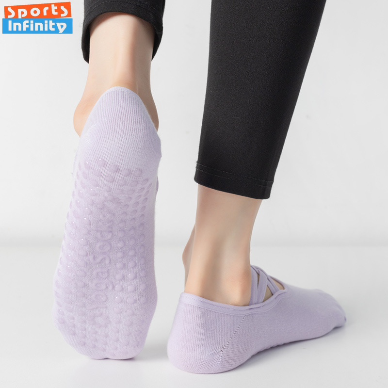 Fashion Cross Straps Backless  - Grip Sock Yoga avis et prix