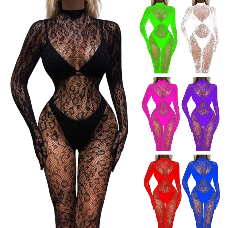 Women Translucence Nightgown L - Fishnet Stocking Women avis et prix