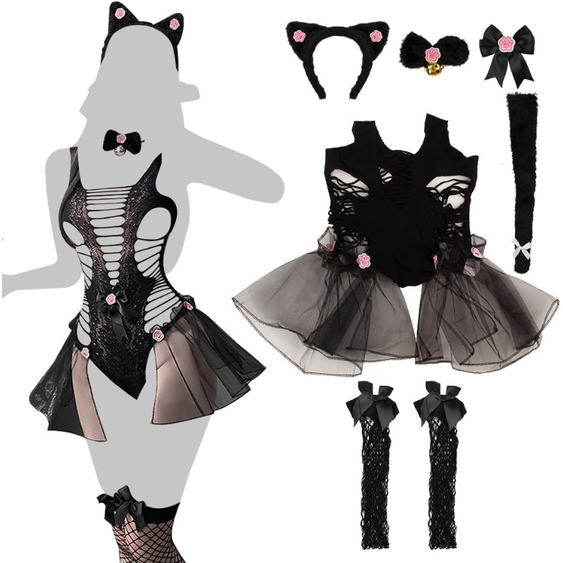 Women Sexy Lingerie Cosplay Ca - Fishnet Stocking Women avis et prix