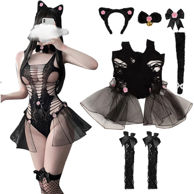 Women Sexy Lingerie Cosplay Ca - Fishnet Stocking Women avis et prix