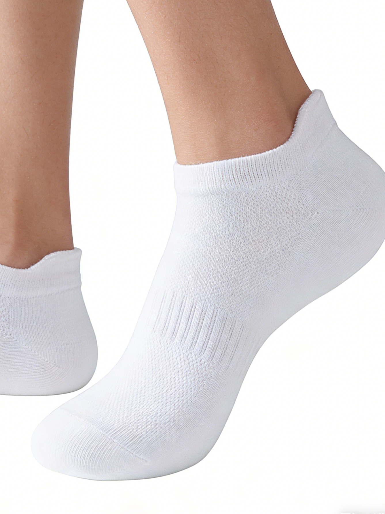 6 Pairs Women Men White Ankle  - No Show Sock Women avis et prix