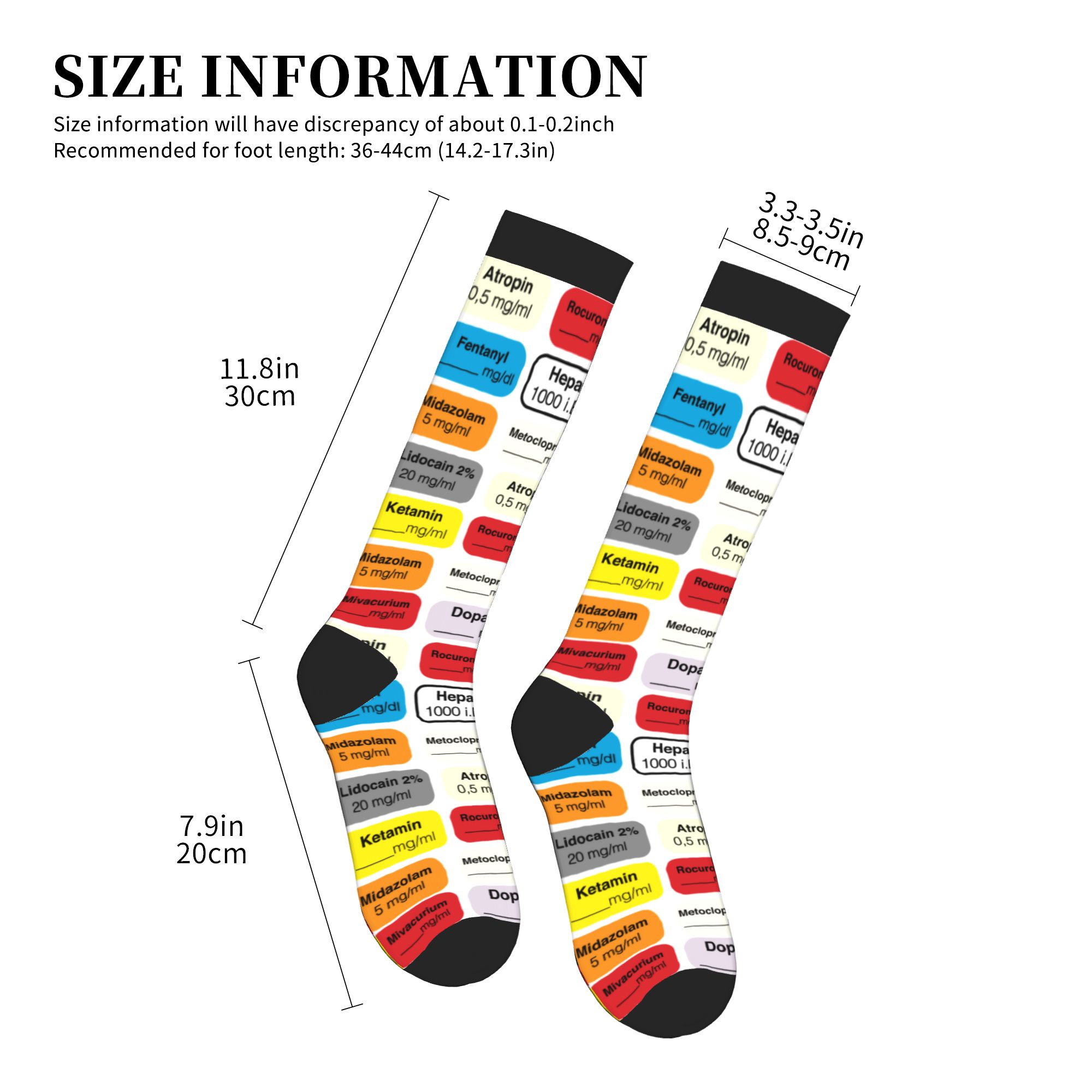 Anesthesia Medication Labels M - Compression Sock Medical avis et prix