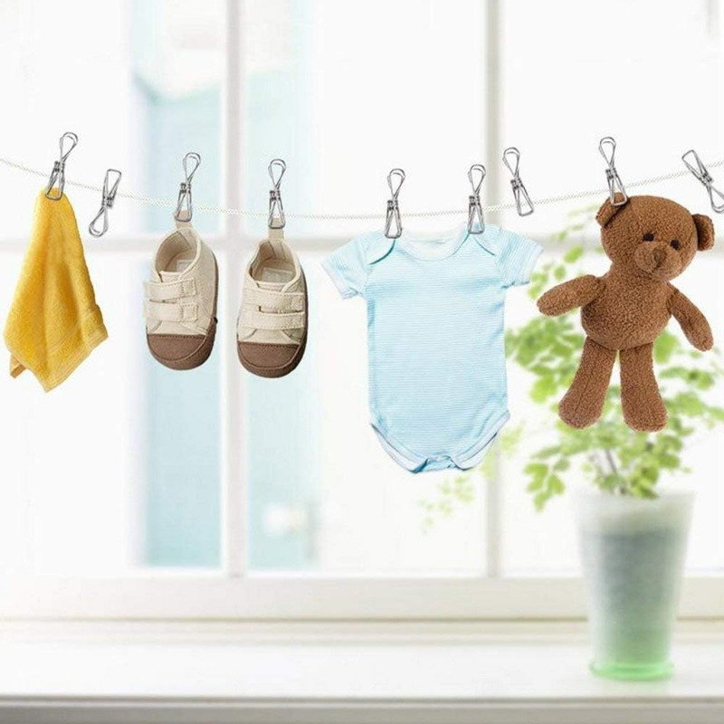 10/50PCS Stainless Steel Clips - Sock Organizer Tray avis et prix